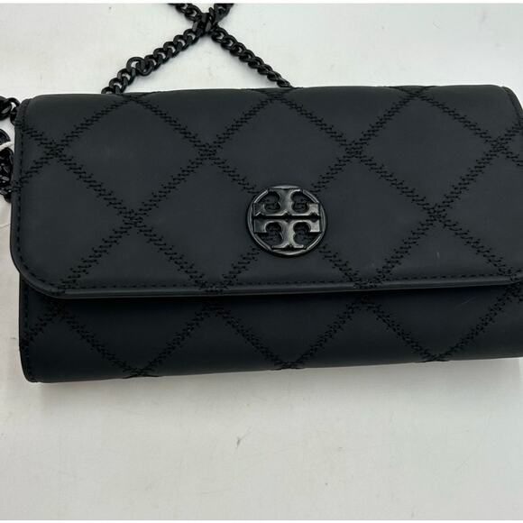 Women's Tory Burch matte chain wallet Crossbody NWT - Picture 9 of 12